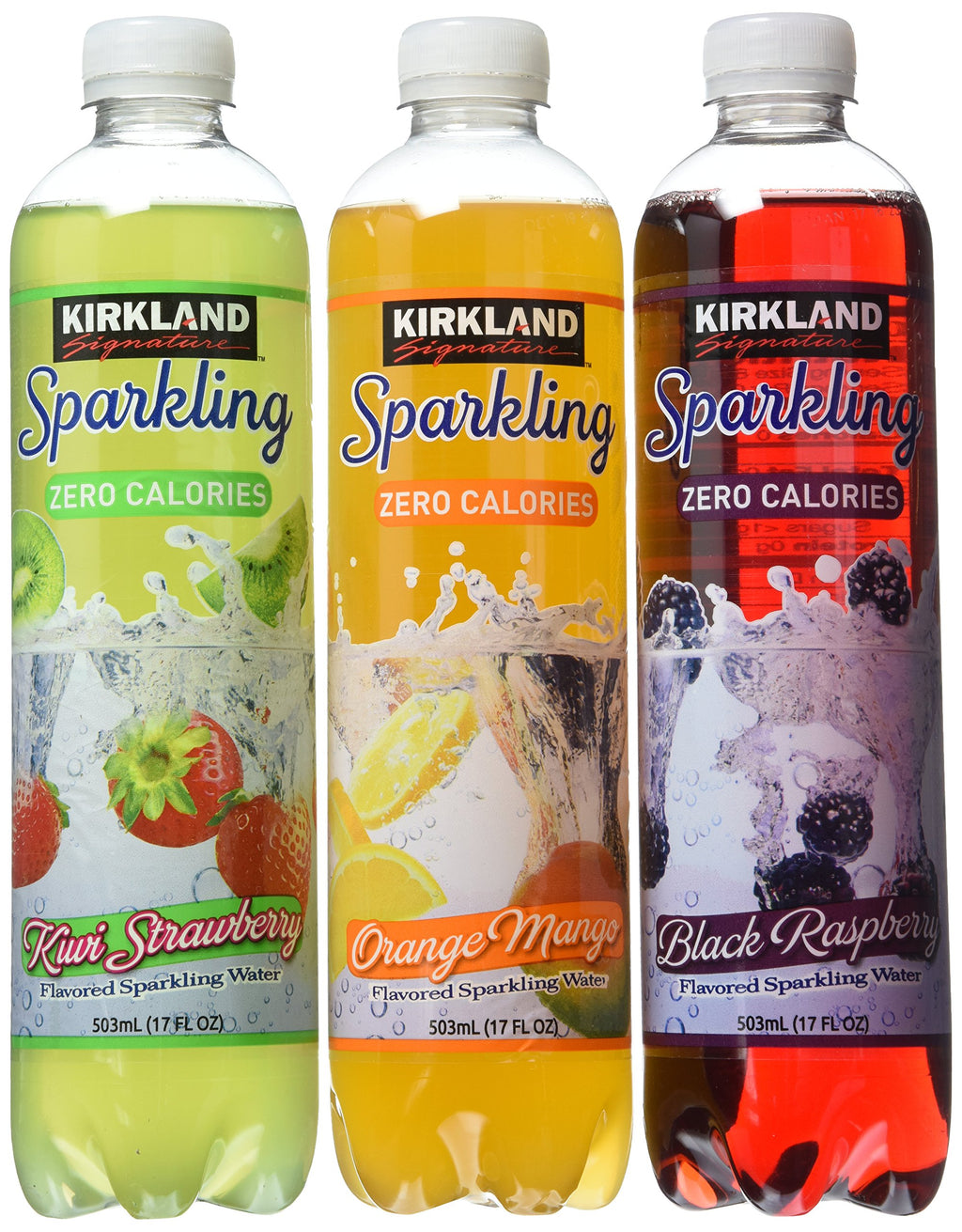 Sparkling Water Bottle Variety Pack 1.7 Ounce B4121