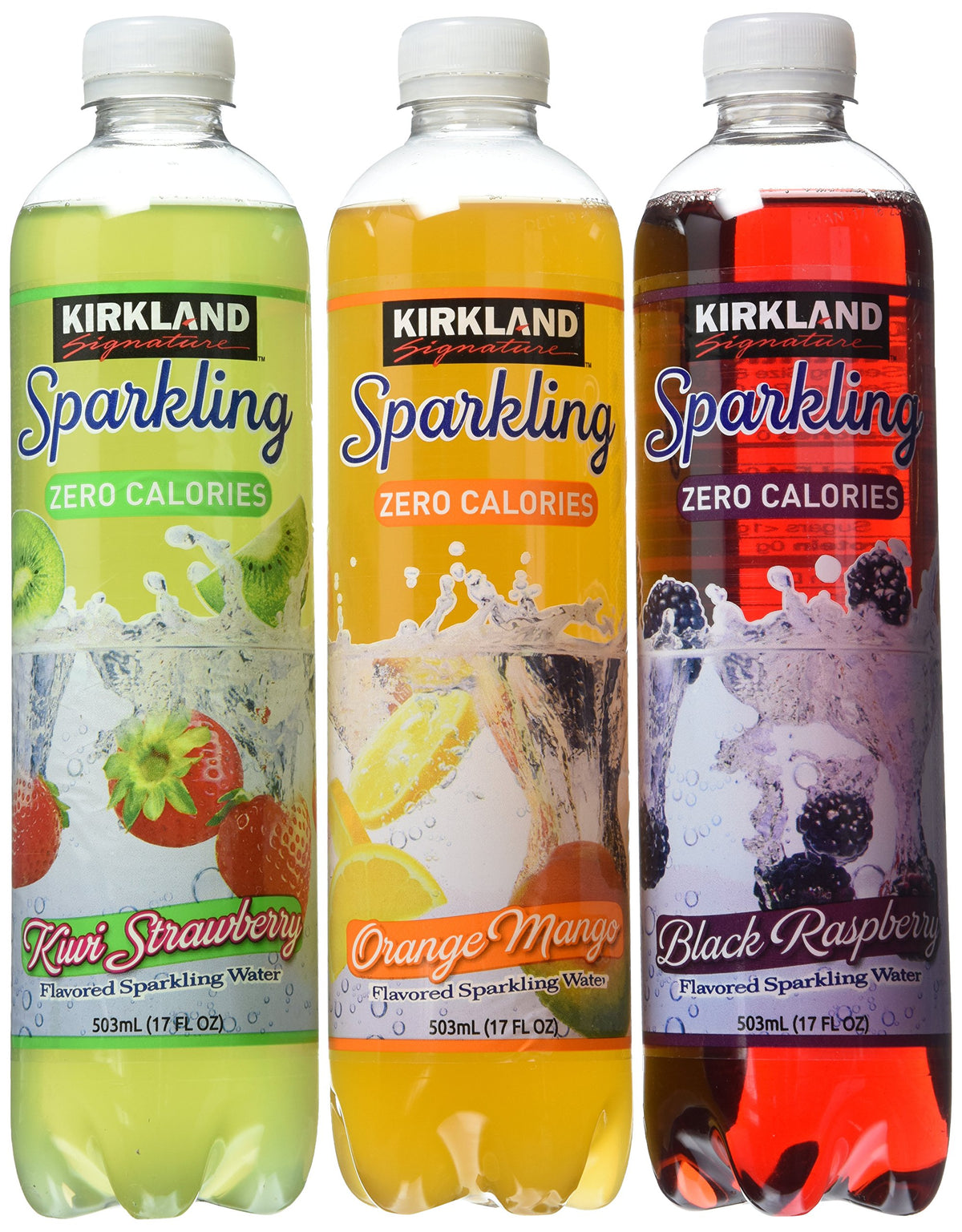 Sparkling Water Bottle Variety Pack 1.7 Ounce B4121