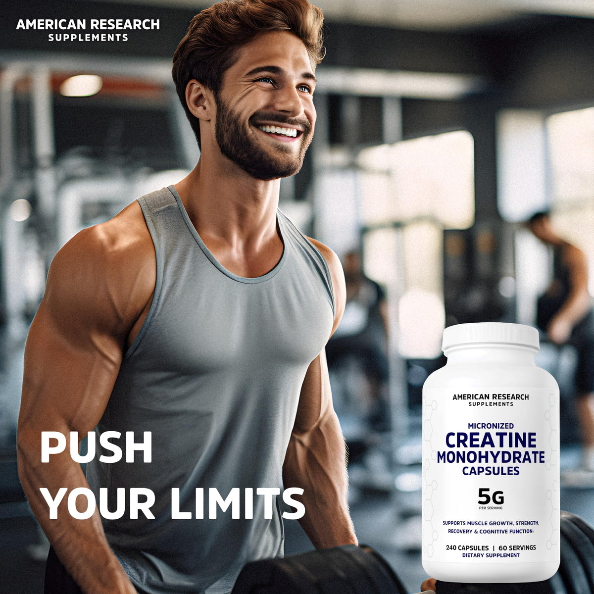 Micronized Creatine Monohydrate Capsules 5G B694905