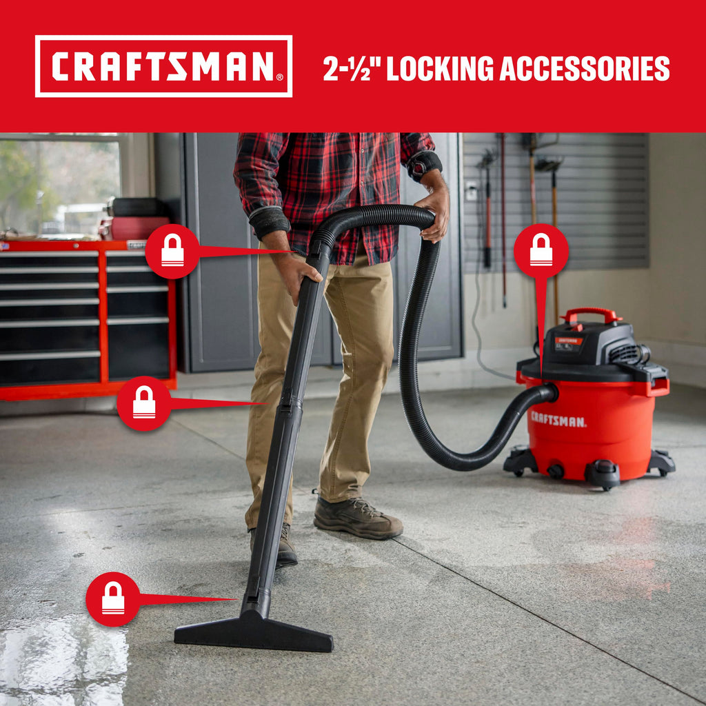 16 Gallon 6.5 Peak HP Wet Dry Shop Vacuum I569