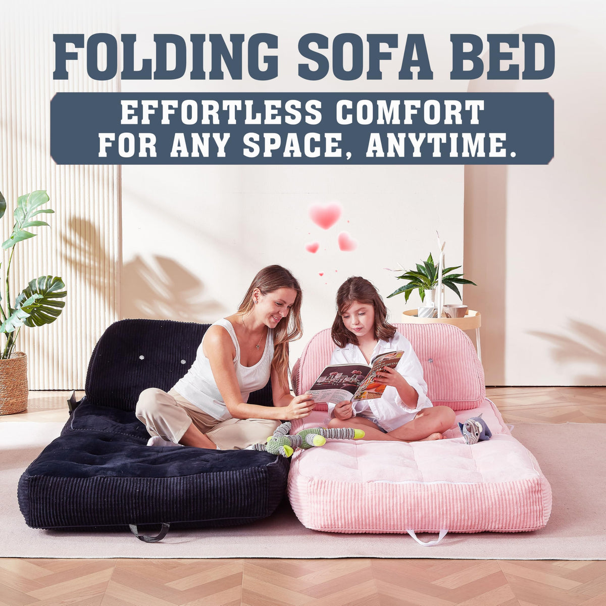 Convertible Futon Sofa Bed Chair M503